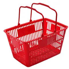 GENERICO - Canasta Plástica De 12.5 Litros Por Unidad rojo