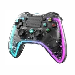 GENERICO - Control Gamer Para Ps4 Y Pc Luz Rgb Panel Touch Con Jack 3.5