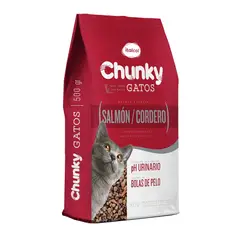 CHUNKY - Gatos Sabor Salmon Cordero X 500g