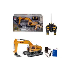 GENERICO - Excavadora Control Remoto Recargable Grande 45x30 cms