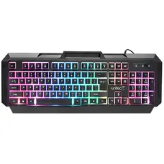 UNITEC - Teclado Gamer Luz Led Retroiluminado USB 2.0