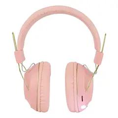 JALTECH - Audífonos Inalámbricos Bluetooth 53 Puerto Usb-c Rosa