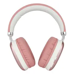 JALTECH - Audífonos Bluetooth Jal-b12 Con Cancelación De Ruido Rosa