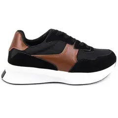 PRICE SHOES - Tenis Moda Mujer 622B3F86001NEGRO