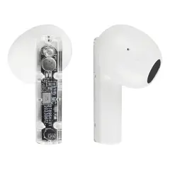 JALTECH - Audífonos Tws Ergonómicos Con Estuche De Carga Y Super Bass Blanco