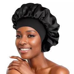 GENERICO - Gorro de Satín Antihorquilla para Dormir y Cuidado del Cabello