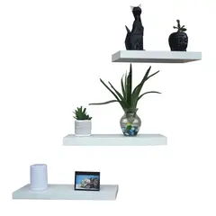 WOOD PETS - REPISA PERCHERO FLOTANTES PARA DECORACION MODERNO