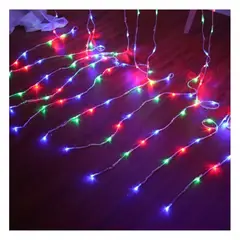 GENERICO - Cascada 9x2 M Efecto Sube Y Baja Navidad Luz Led Color