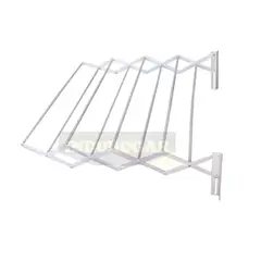 INDUHOGAR - Tendedero Plegable de 80cm de Ancho X 1Metro 8 Tubos