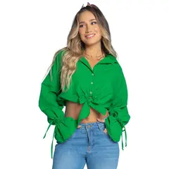 ATYPICAL - Camisa Mujer Verde 4330