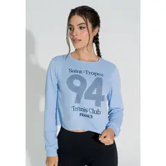 FORMAS INTIMAS - Buzo Mujer Azul FI 104712