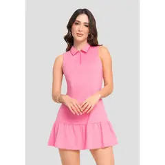 MARKETING PERSONAL - Vestido Corto Mujer Rosa Mp 104446