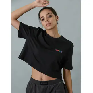CALVIN KLEIN - Camiseta negra de estar en casa - Intense Power Pride