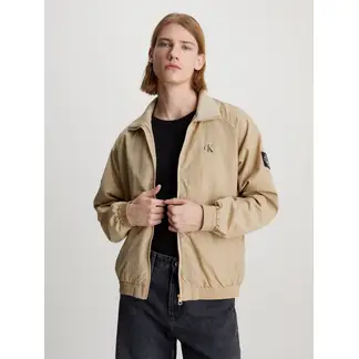 CALVIN KLEIN - Chaqueta Beige De Nailon Estructurado Para Hombre
