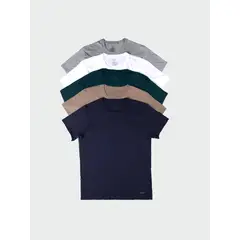 CALVIN KLEIN - Pack multicolor de 5 camisetas - cotton classics