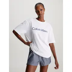CALVIN KLEIN - Camiseta blanca de pijama - Pure Cotton
