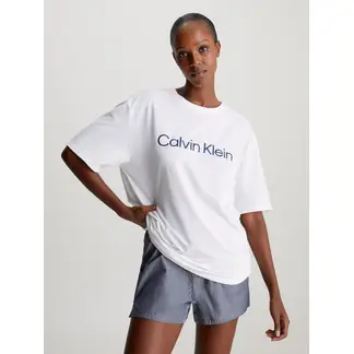 CALVIN KLEIN - Camiseta blanca de pijama - Pure Cotton