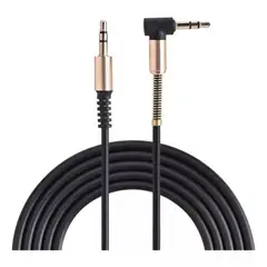 UNITEC - Cable De Audio Estereo Auxiliar 3.5mm Punta Dorada - 1.5 Mts
