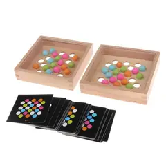 JUGANDO Y EDUCANDO - Juego Didáctico Agilidad Y Memoria Tablero Madera Para Niños