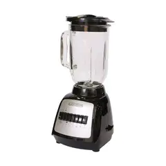 BLACK+DECKER - Licuadora 550W 4 Puntas, Vidrio BLBD210GR
