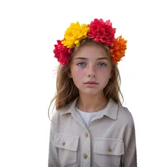 FRIOLENTA - Balaca Flores niña Diadema Colores