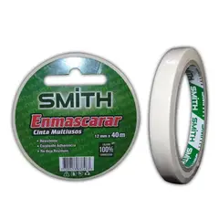 SMITH - Cinta Enmascarar 12 Mm (1/2 Pulgada) X 40 Mts