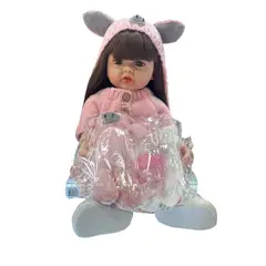 GENERICO - Muñeca Reborn Realista Silicona Completa 55cms Con Sonidos