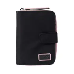 TOTTO - Billetera Mycro Twil Negra Mediana