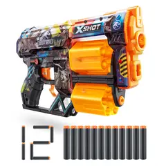 X SHOT - Lanzador De Dardos Xshot Dread Jurassic 12 Dardos
