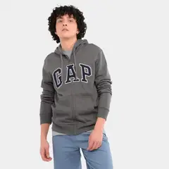 GAP - Hoodie Hombre con Logo de Algodón