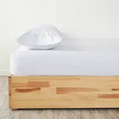 DISTRIHOGAR - Set Sábana Ajustable Más Fundas 300 hilos Semidoble