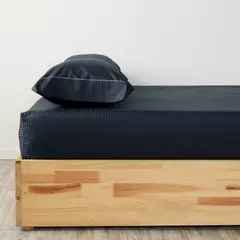 DISTRIHOGAR - Set Sábana Ajustable Más Fundas 300 hilos Semidoble