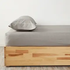 DISTRIHOGAR - Set Sábana Ajustable Más Fundas 300 hilos Semidoble