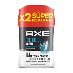 AXE - Oferta Desodorante Ice Chill Barra X 2und X 100g.---