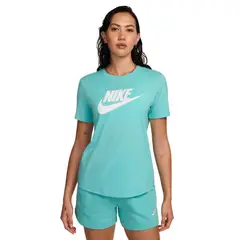 NIKE - Camiseta Sportswear Essentials Mujer-Celeste