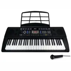 GENERICO - Piano Organeta Musical Mls-6639 Teclado 61 Teclas, 128 Tonos