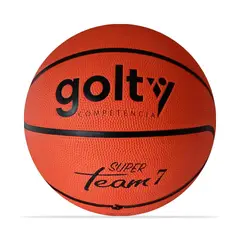 GOLTY - Balón Baloncesto Competition Super Team No.7-Naranja