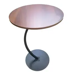GENERICO - Mesa Auxiliar De Madera En Círculo