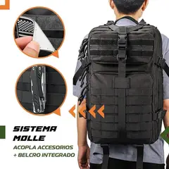 FITNICS - Mochila Táctica Militar Outdoor Pentagon 45L Impermeable