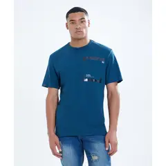 SEVEN SEVEN - Camiseta Para Hombre Manga Corta Color Azul Oscuro Marca #45092429