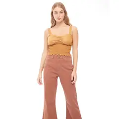SEVEN SEVEN - Blusa Para Mujer Manga Sisa Color Amarillo Marca #28123730