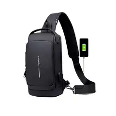 GENERICO - Morral Antirrobo Con Puerto Usb Impermeable_.