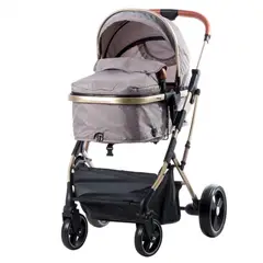 EBABY - Coche Para Bebe Tipo Moises Con CubrePies Plegable