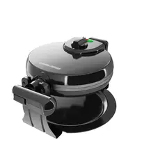 BLACK+DECKER - Waflera WM1000B Giratoria Negro