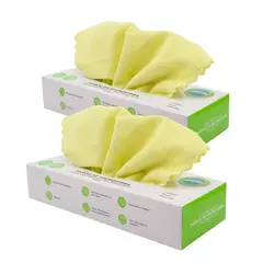 ESSENZA - Set 2 Cajas Paños De Microfibra X 10 Und 30 X 30 Cm
