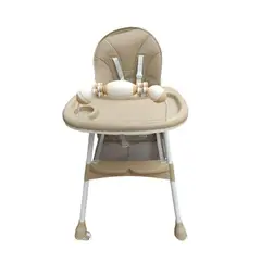 GENERICO - Silla Comedor Bebe 2En1 Reclinable Plegable Doble Bandeja