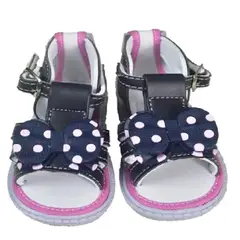 MUNDO BEBE - Sandalia No Tuerce Niña Corbatín Rosa Azul