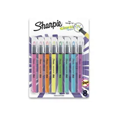 SHARPIE - Set De 8 Resaltadores Multicolores Clear View