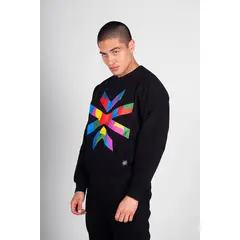 HAKISTORM - Saco Oversized 100% algodón Sweater Logo colores