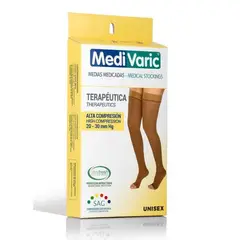 MEDIVARIC - Media Muslo Unisex Terapeutica Opaca 20-30